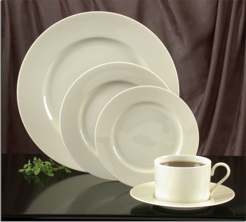 Fine White China plates for your Event