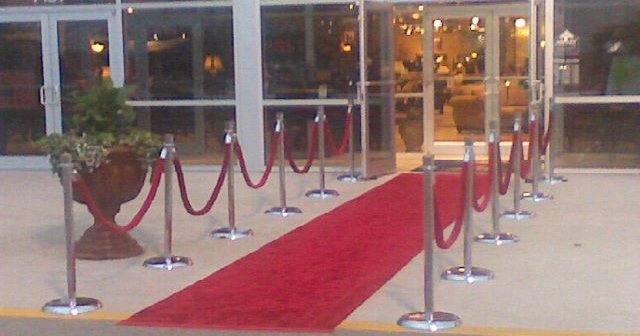 Roll Out The Red Carpet & Stanchions